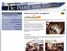 Tablet Screenshot of deparelvanegmond.nl